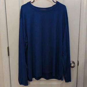 All In Motion Mens XXL BLUE color LONG Sleeve Performance T-shirt soft & Stretch